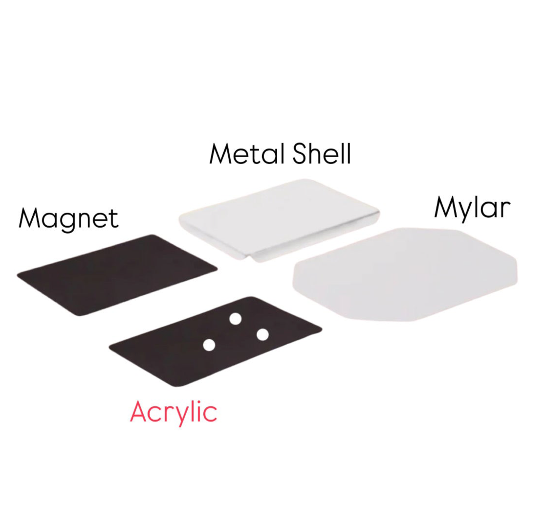1000 2.5"x3.5" Magnet Refill Supplies