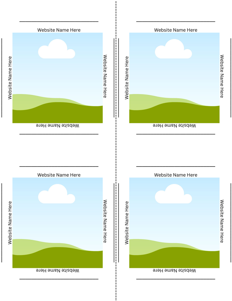 Canva Printing Templates