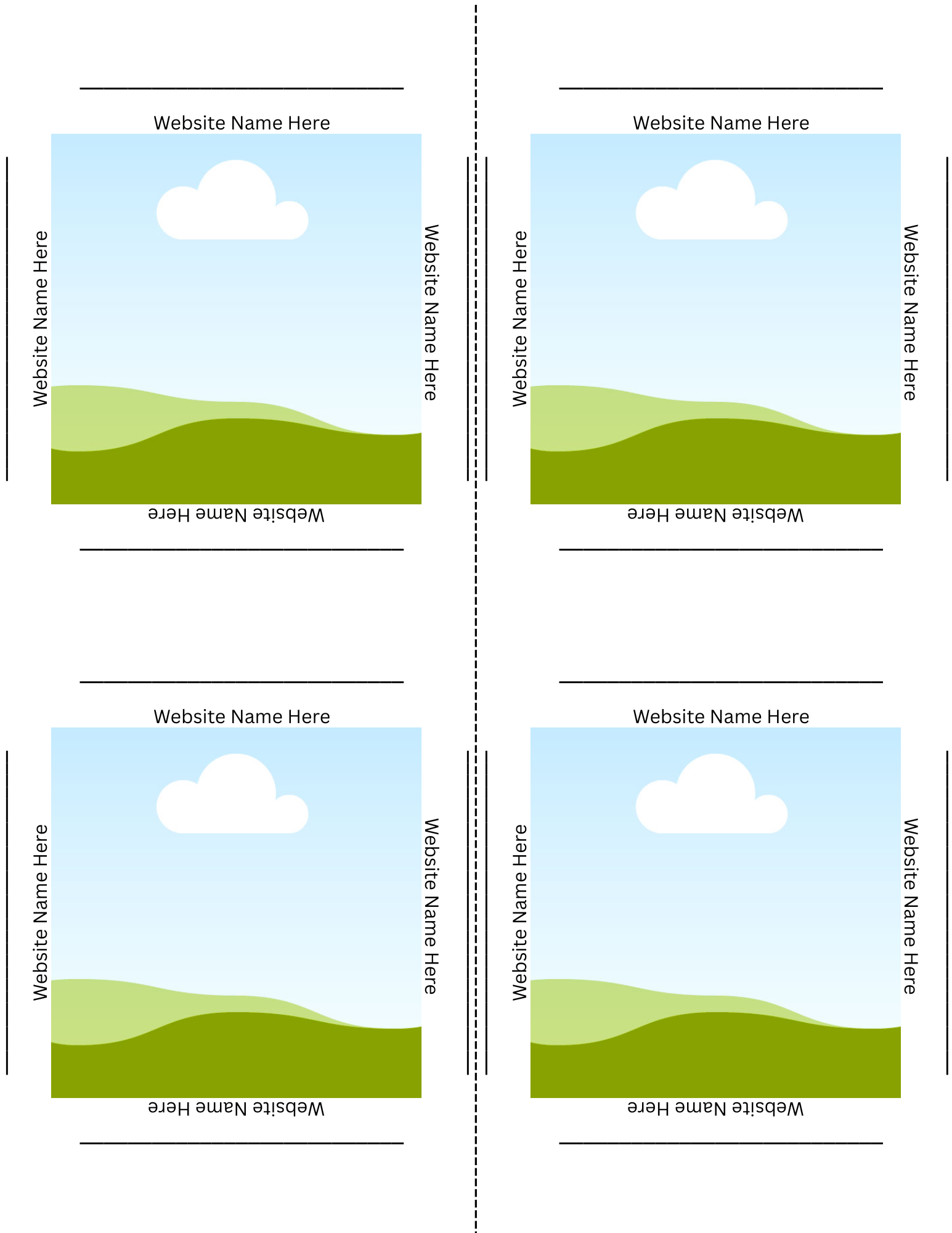 3 X 3" Square Magnet Canva Template – Ready to Print