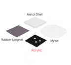1,000 2.5"x2.5" Magnet Refill Supplies