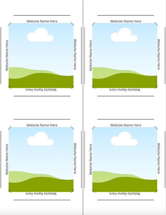 3"x3" Template