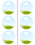 3" Round Canva Template