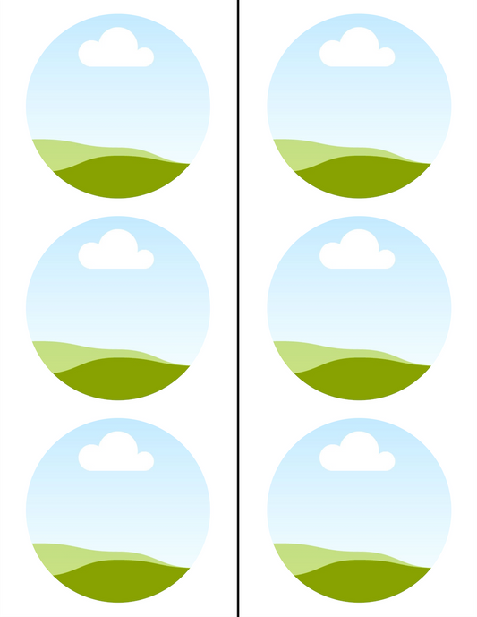 3" Round Template